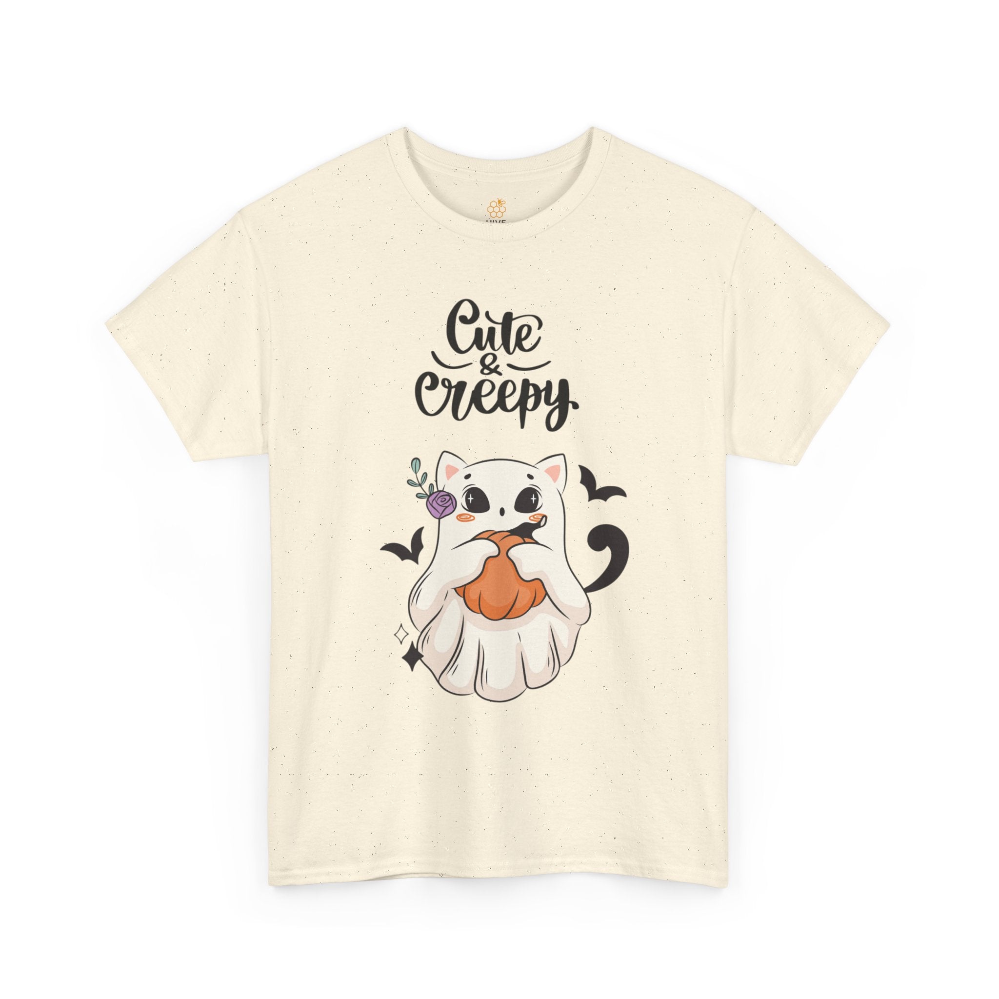 Halloween Ghost Cat cute and creepy Tee
