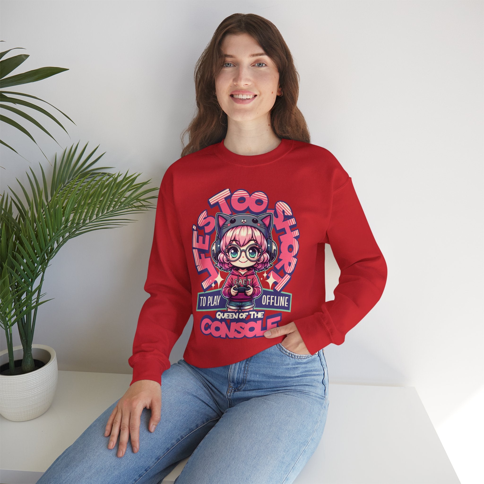 Queen of the console meme sweater