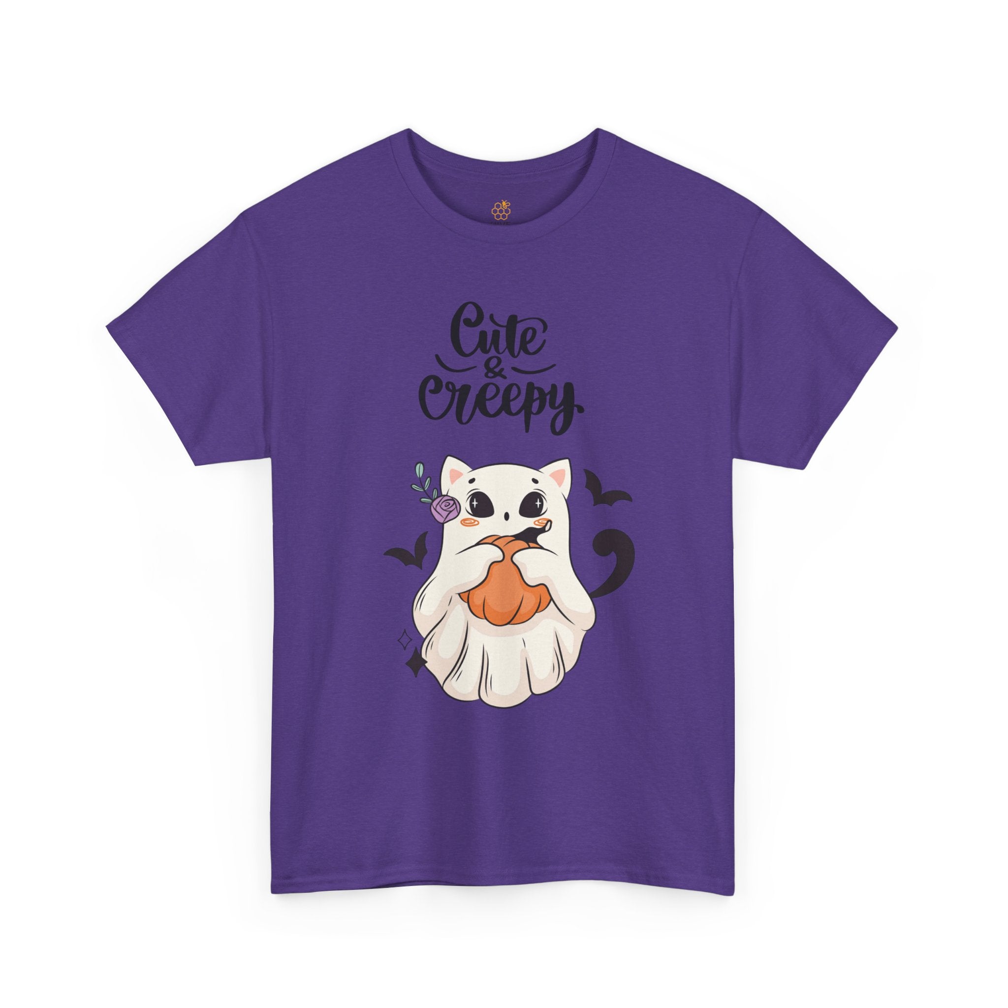 Halloween Ghost Cat cute and creepy Tee