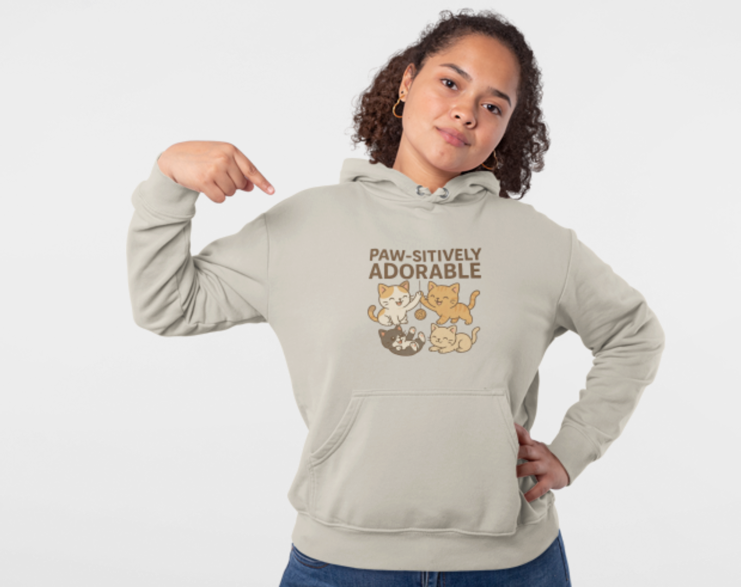 Cat Hoodie, Paw-sitively Adorable Sweatshirt for Cat Lovers