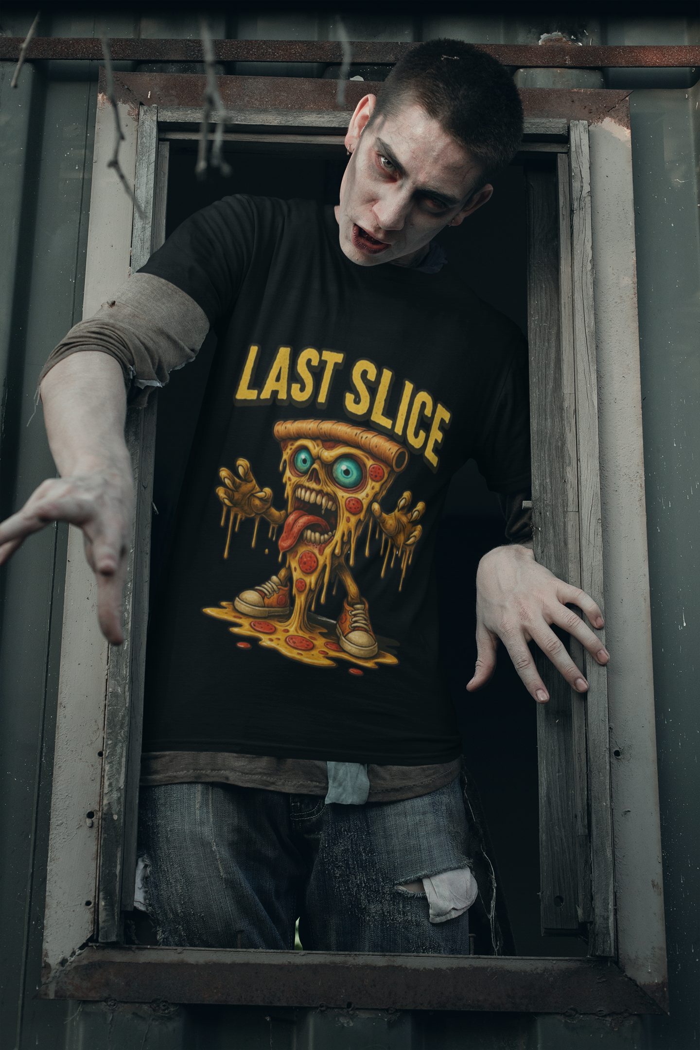 Scary Last Pizza Tee