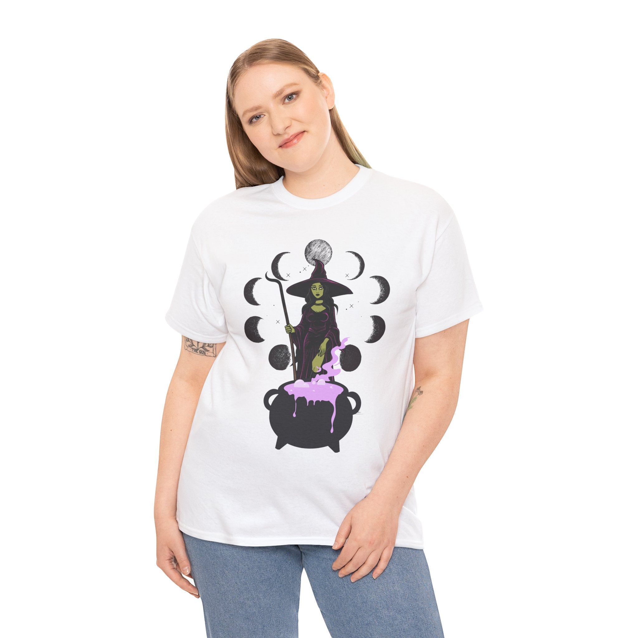 Magic Moon Phase Witch Tee.