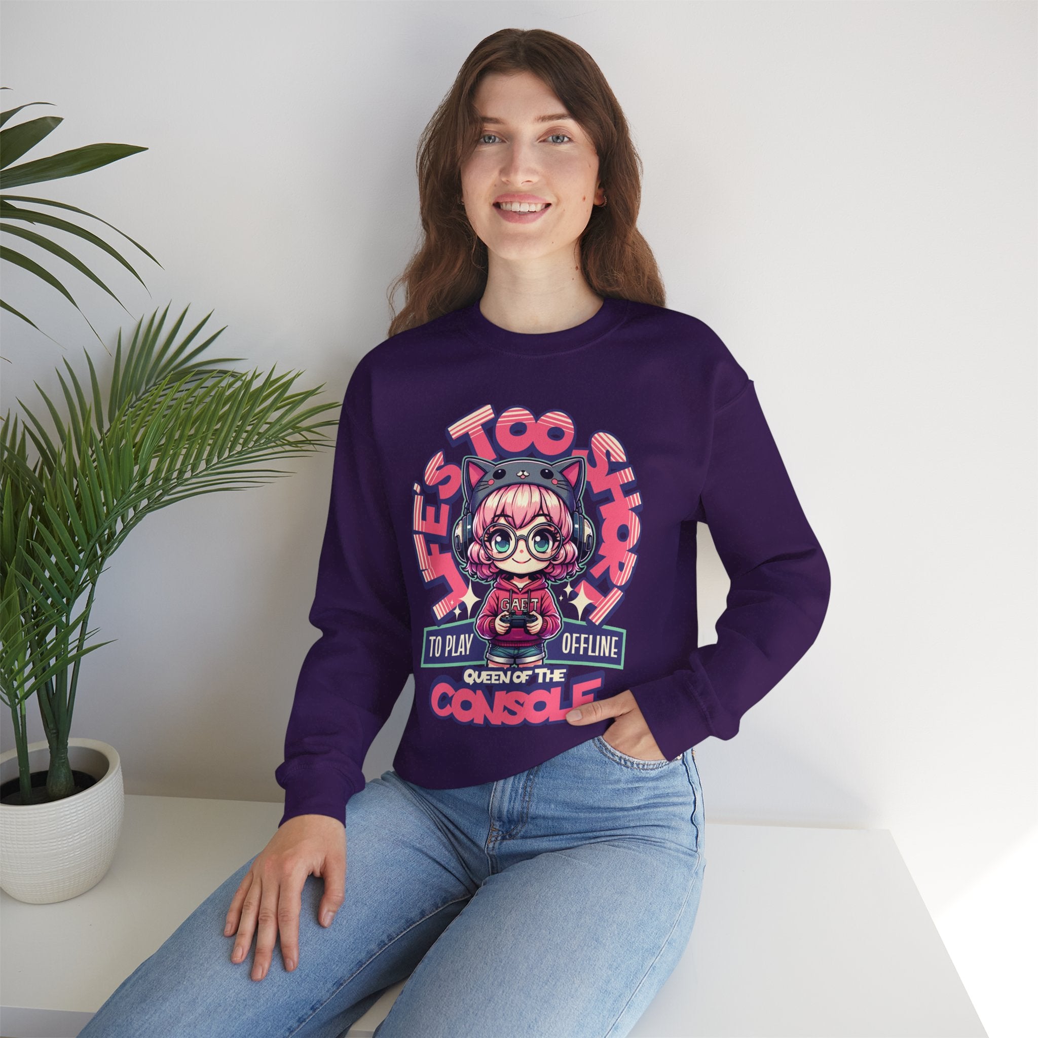 Queen of the console meme sweater