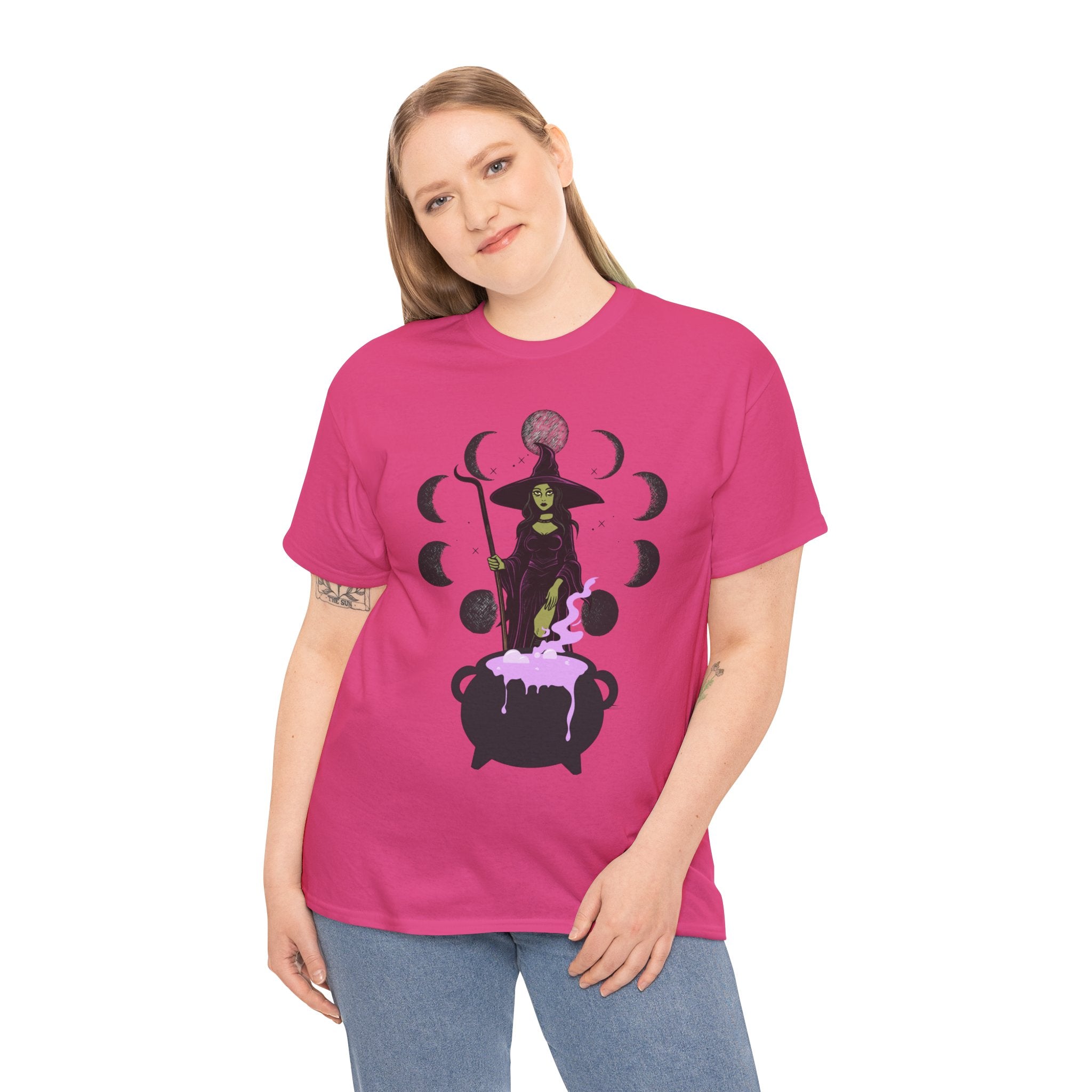 Magic Moon Phase Witch Tee.