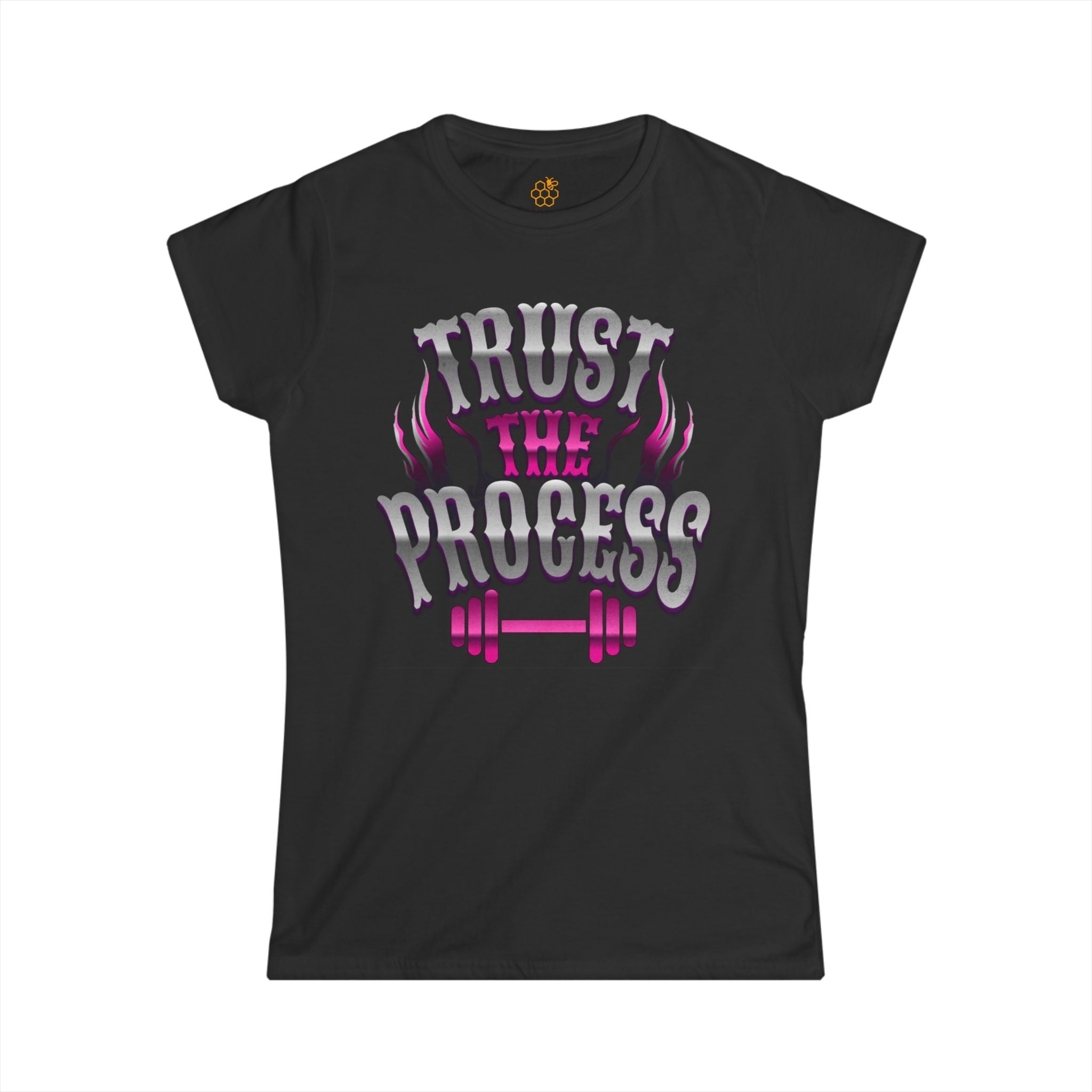 Fitness Motivation Tee for Women, Trust the Process Workout Top