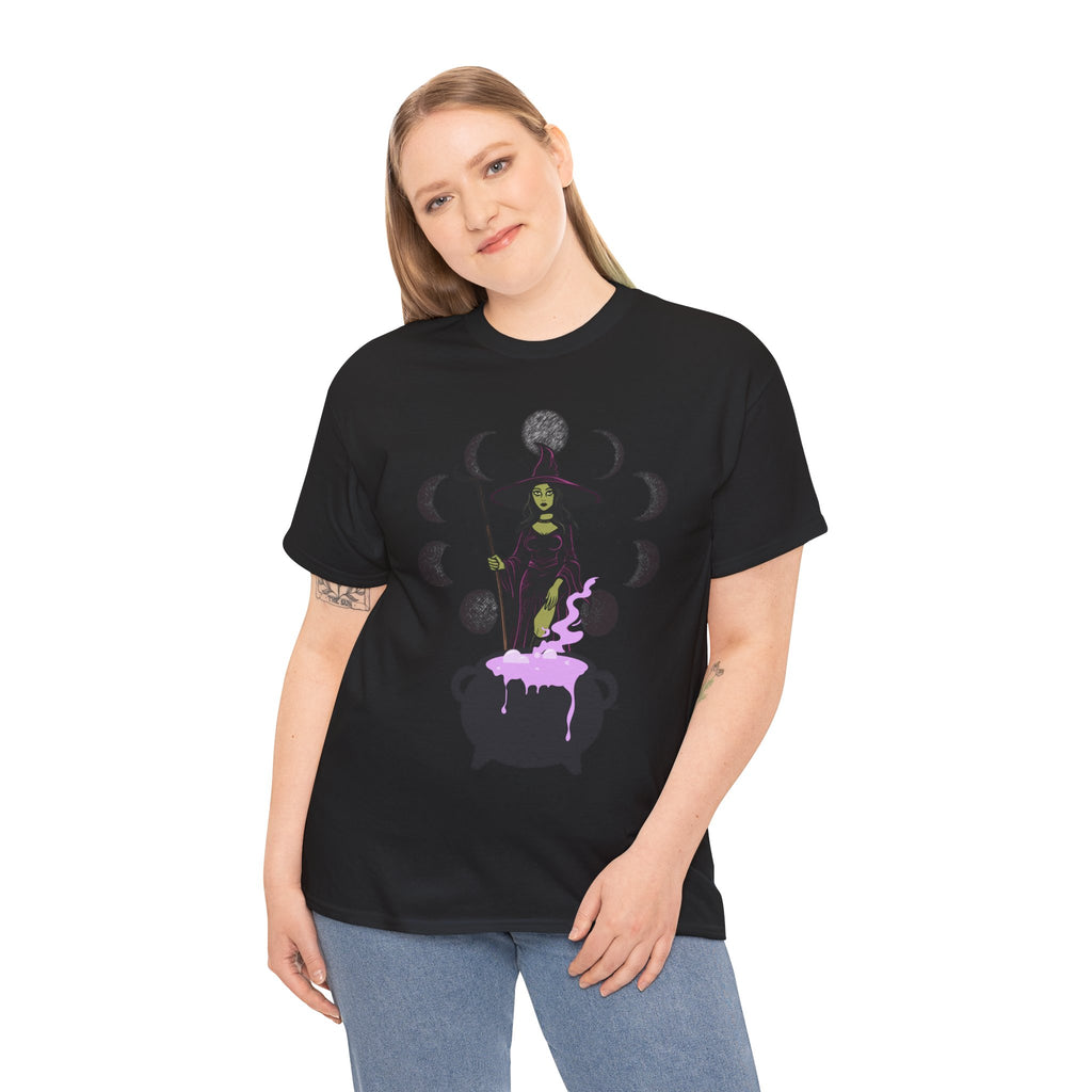Magic Moon Phase Witch Tee.