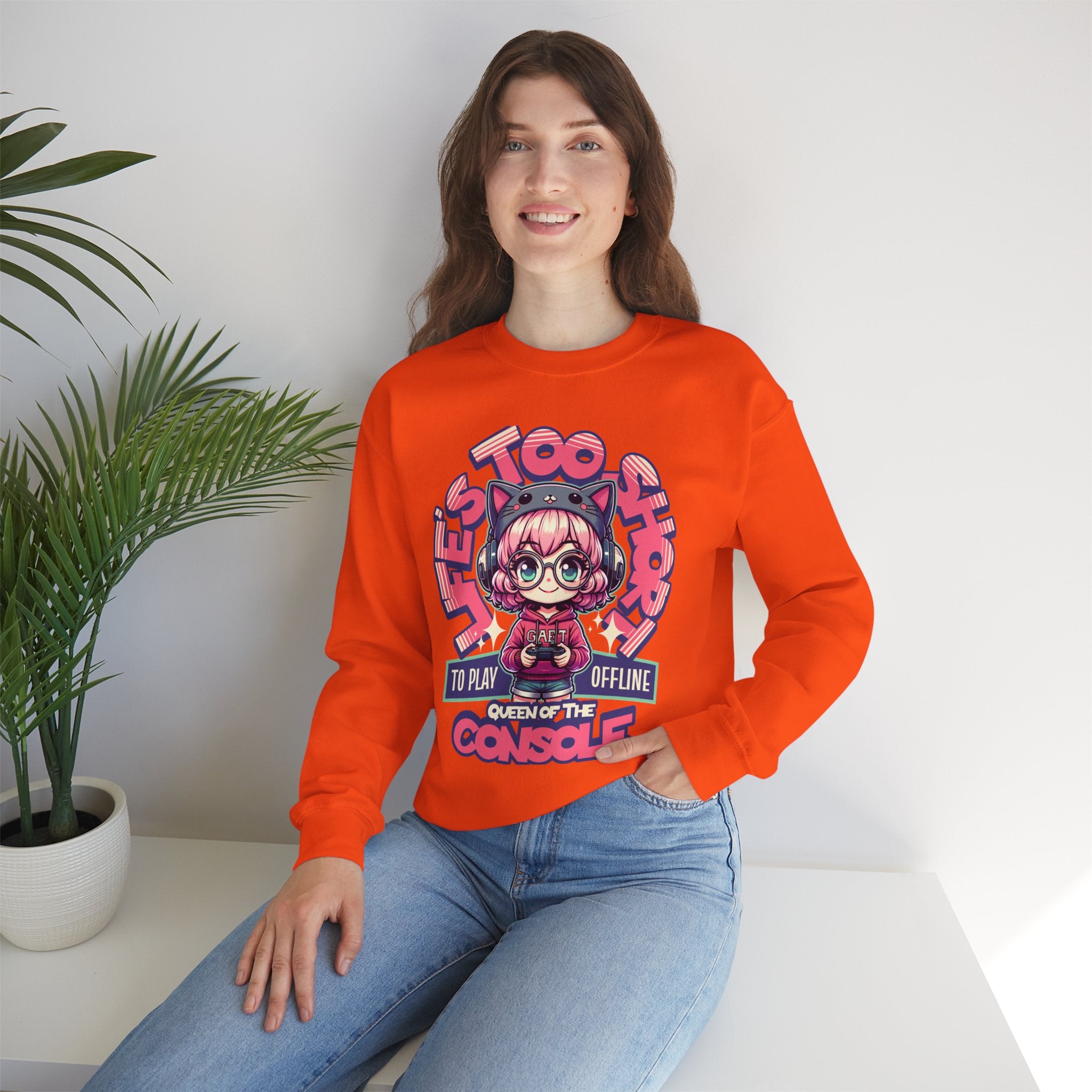 Queen of the console meme sweater