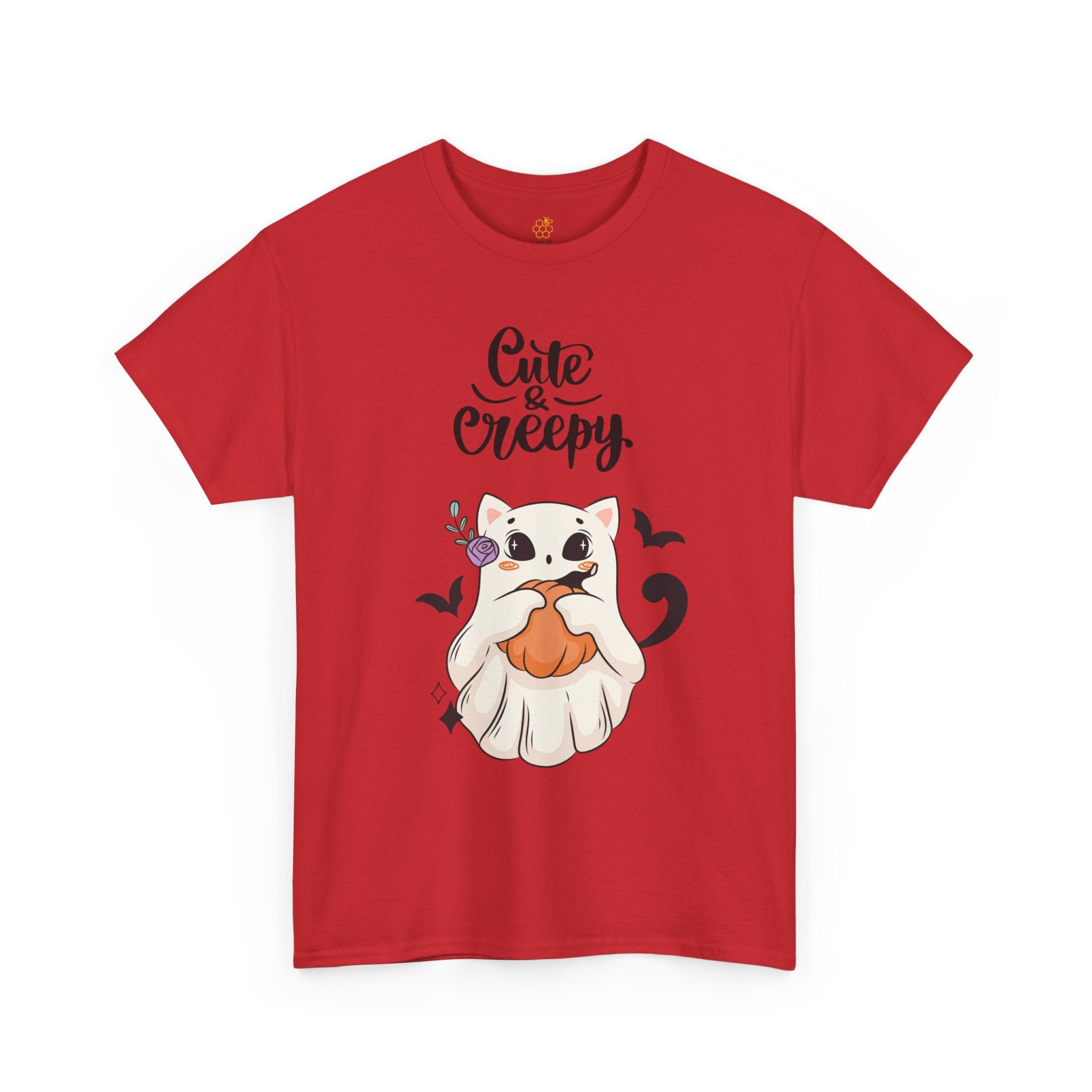 Halloween Ghost Cat cute and creepy Tee