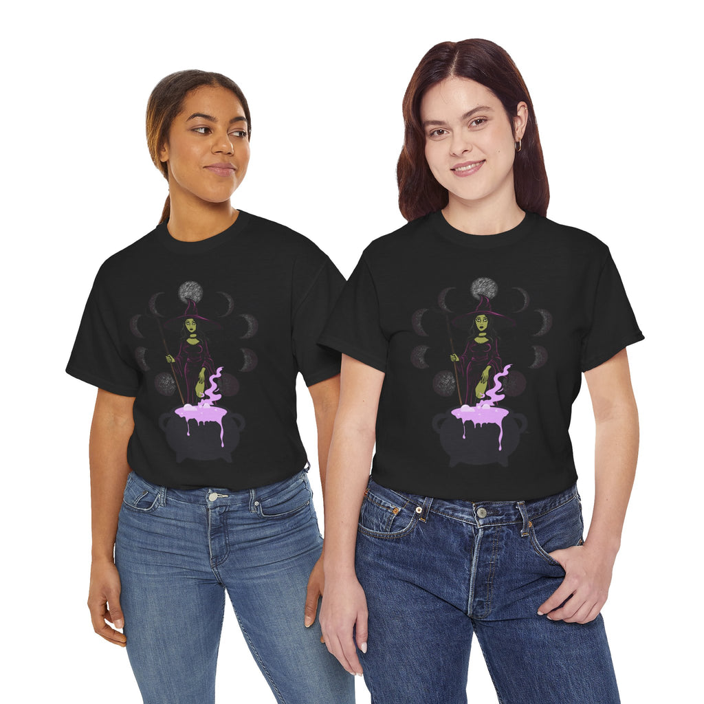 Magic Moon Phase Witch Tee.
