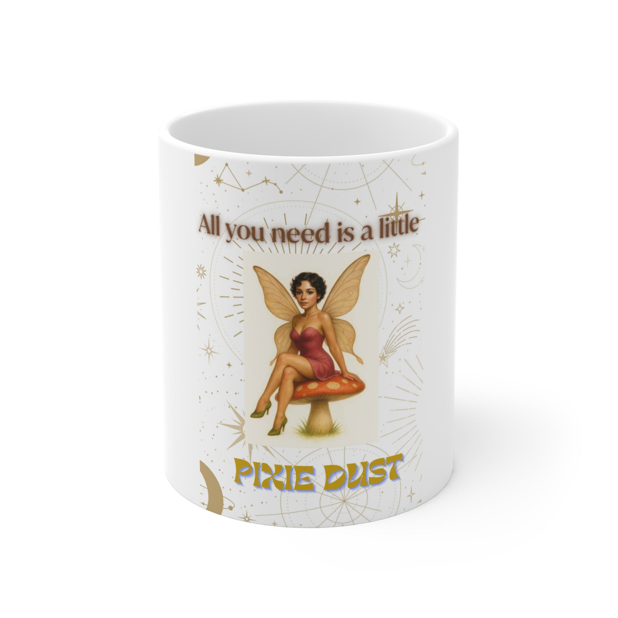 Mug 11oz Whimsical Fairy Pixie Dust Coffee Cup - Enchanted Gift for Fantasy Lovers