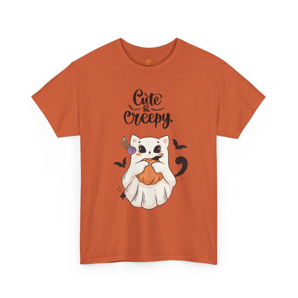 Halloween Ghost Cat cute and creepy Tee