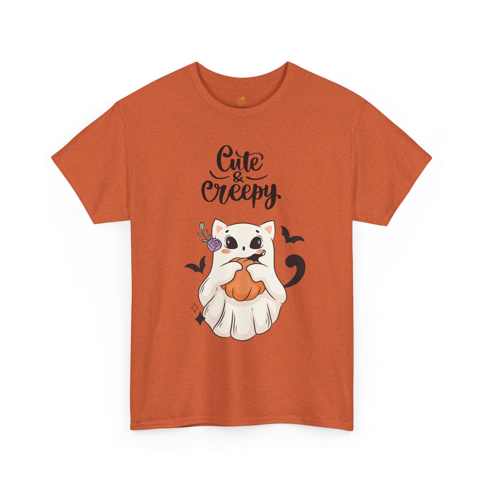 Halloween Ghost Cat cute and creepy Tee