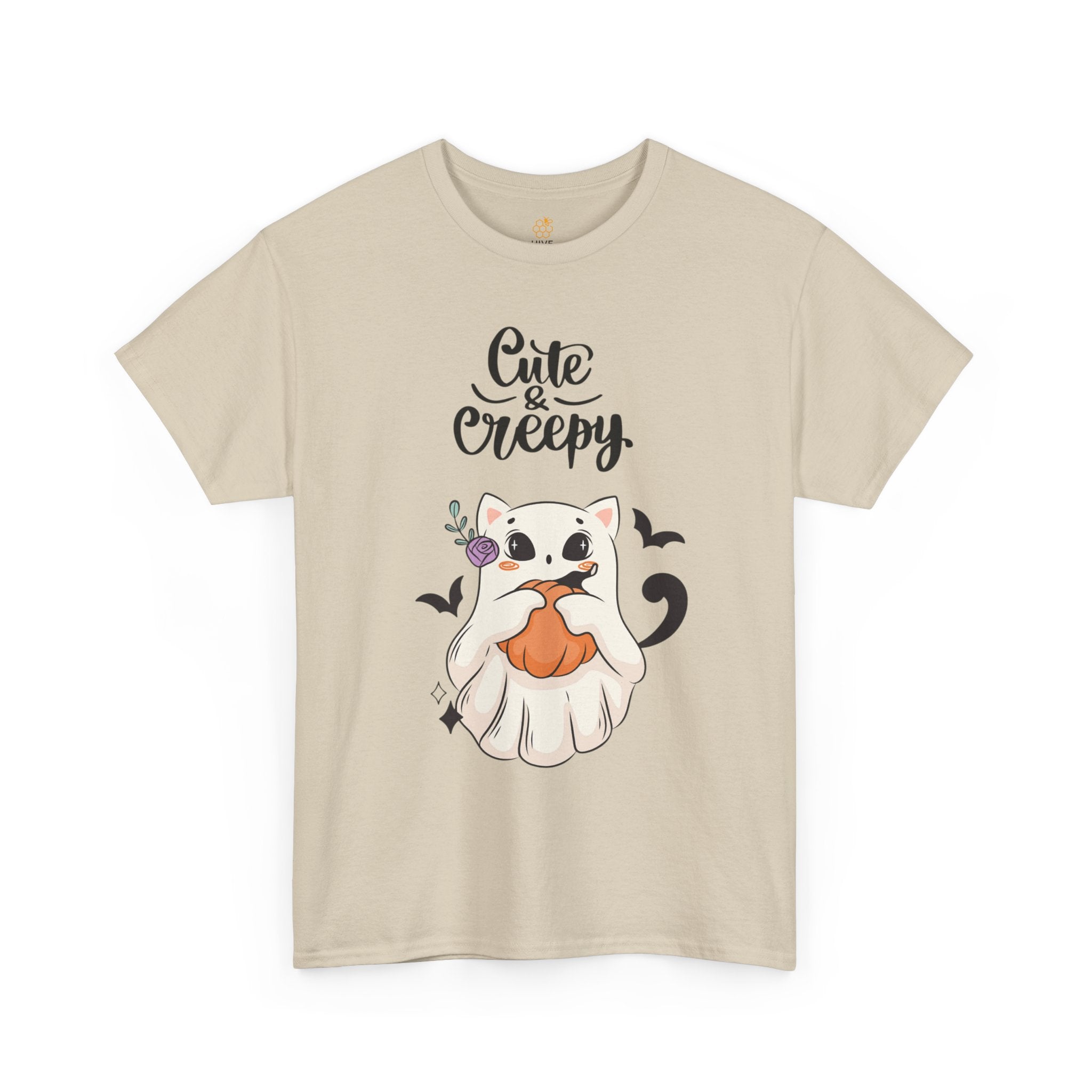 Halloween Ghost Cat cute and creepy Tee