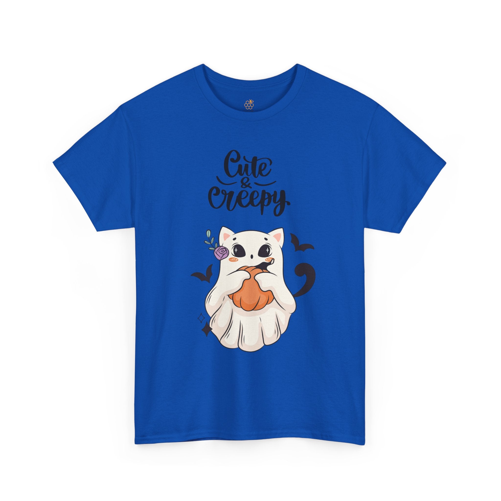 Halloween Ghost Cat cute and creepy Tee