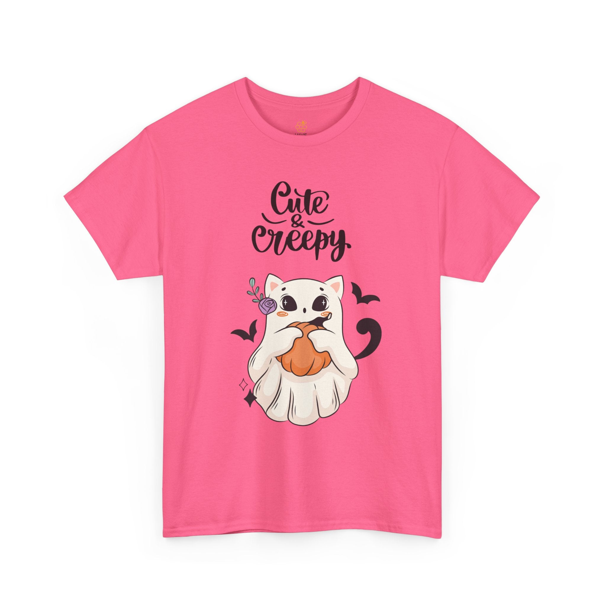 Halloween Ghost Cat cute and creepy Tee