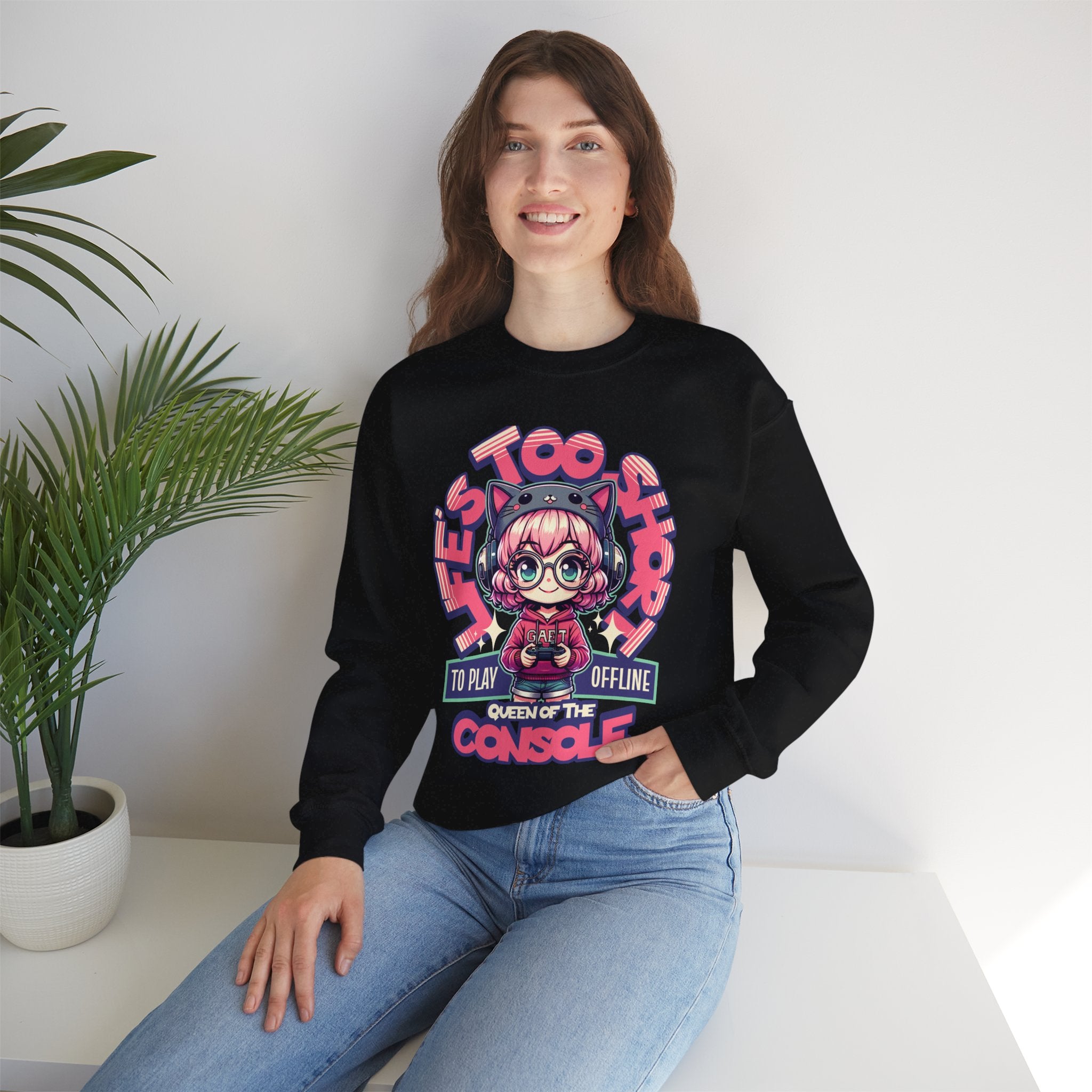Queen of the console meme sweater