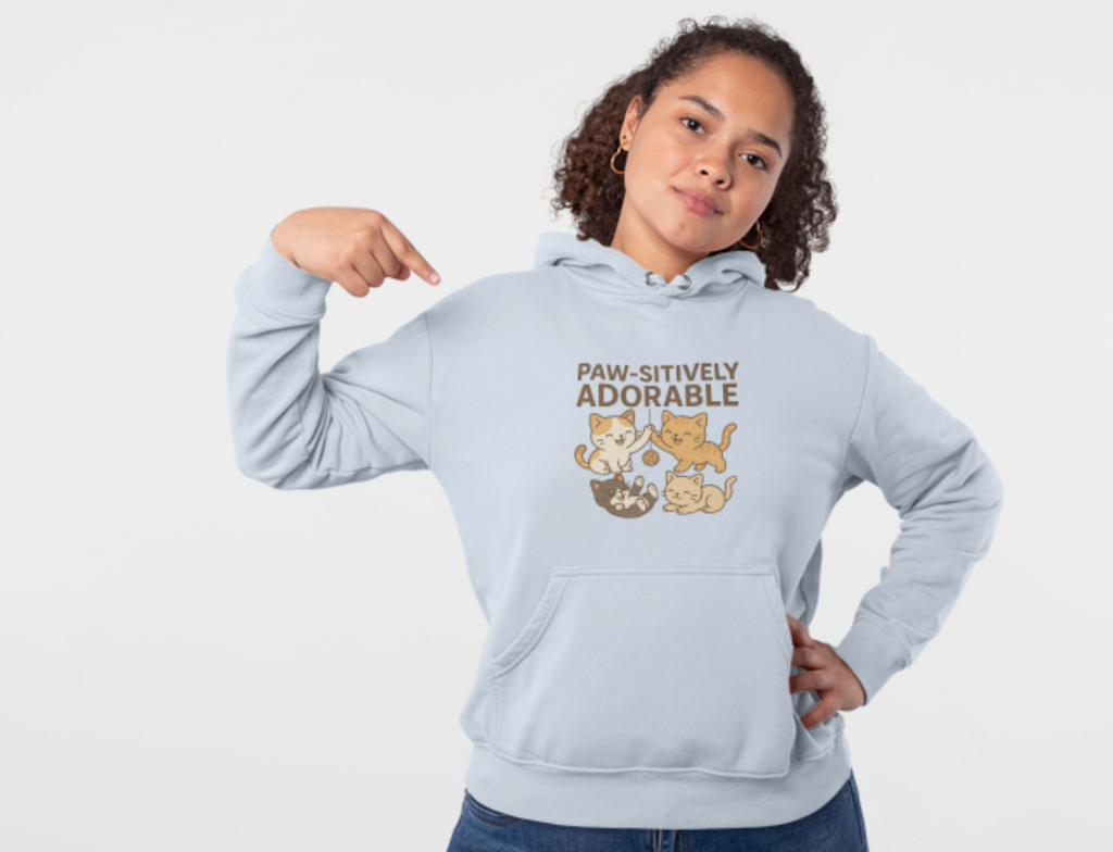 Cat Hoodie, Paw-sitively Adorable Sweatshirt for Cat Lovers