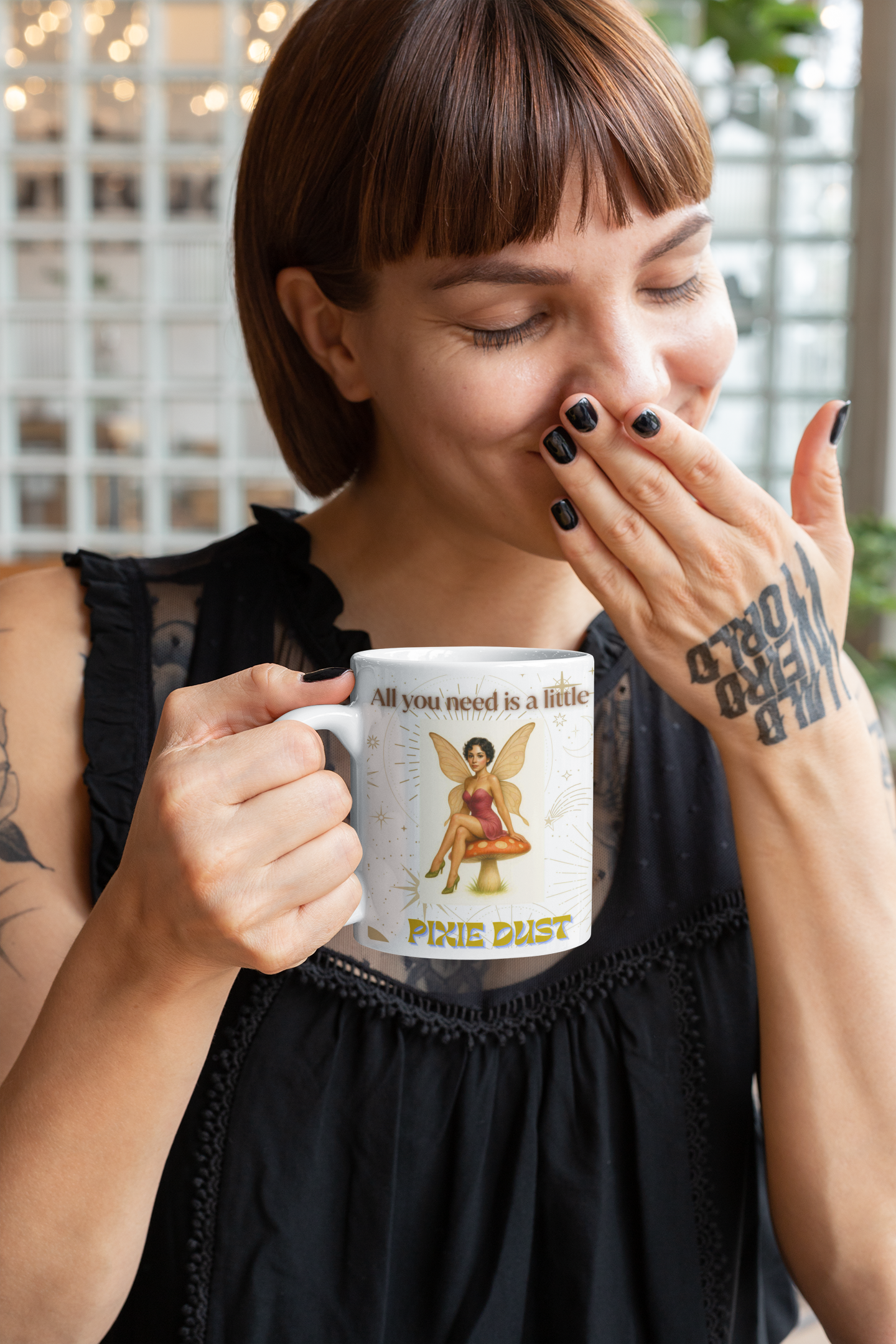 Mug 11oz Whimsical Fairy Pixie Dust Coffee Cup - Enchanted Gift for Fantasy Lovers