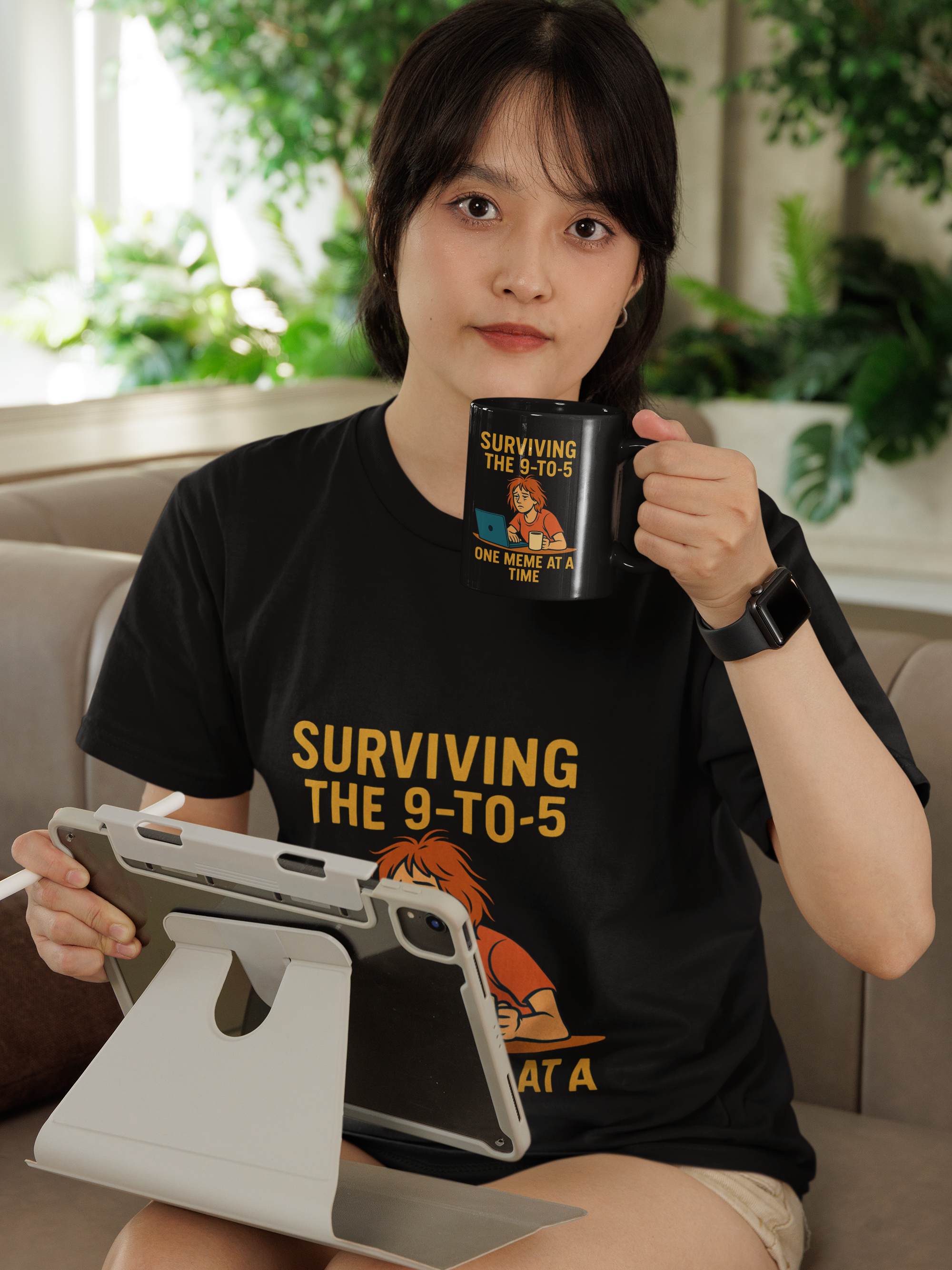 Funny Meme Mug  Surviving the 9-to-5