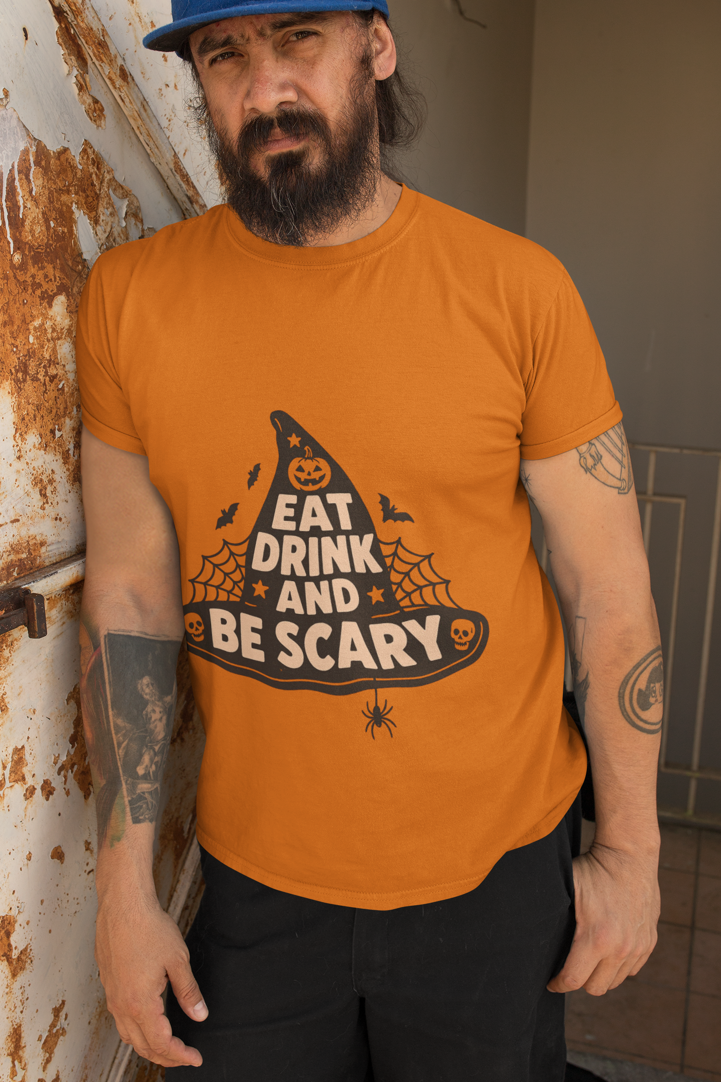 Halloween Eat drink and be scary tee