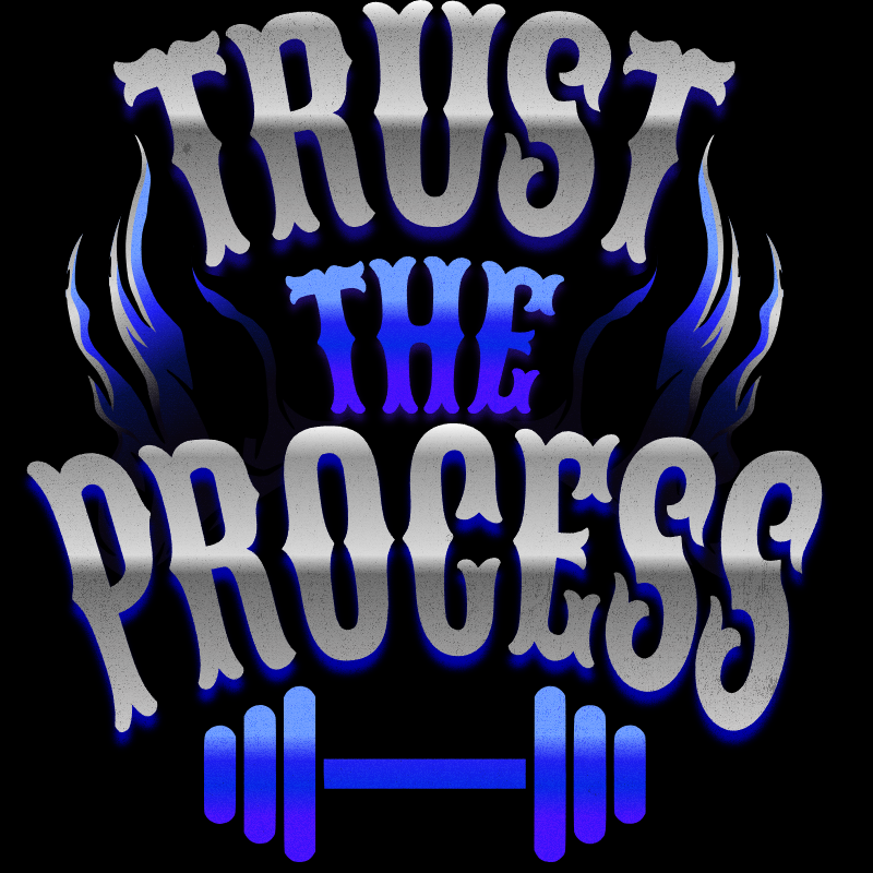 Trust The Process Fitness Tee
