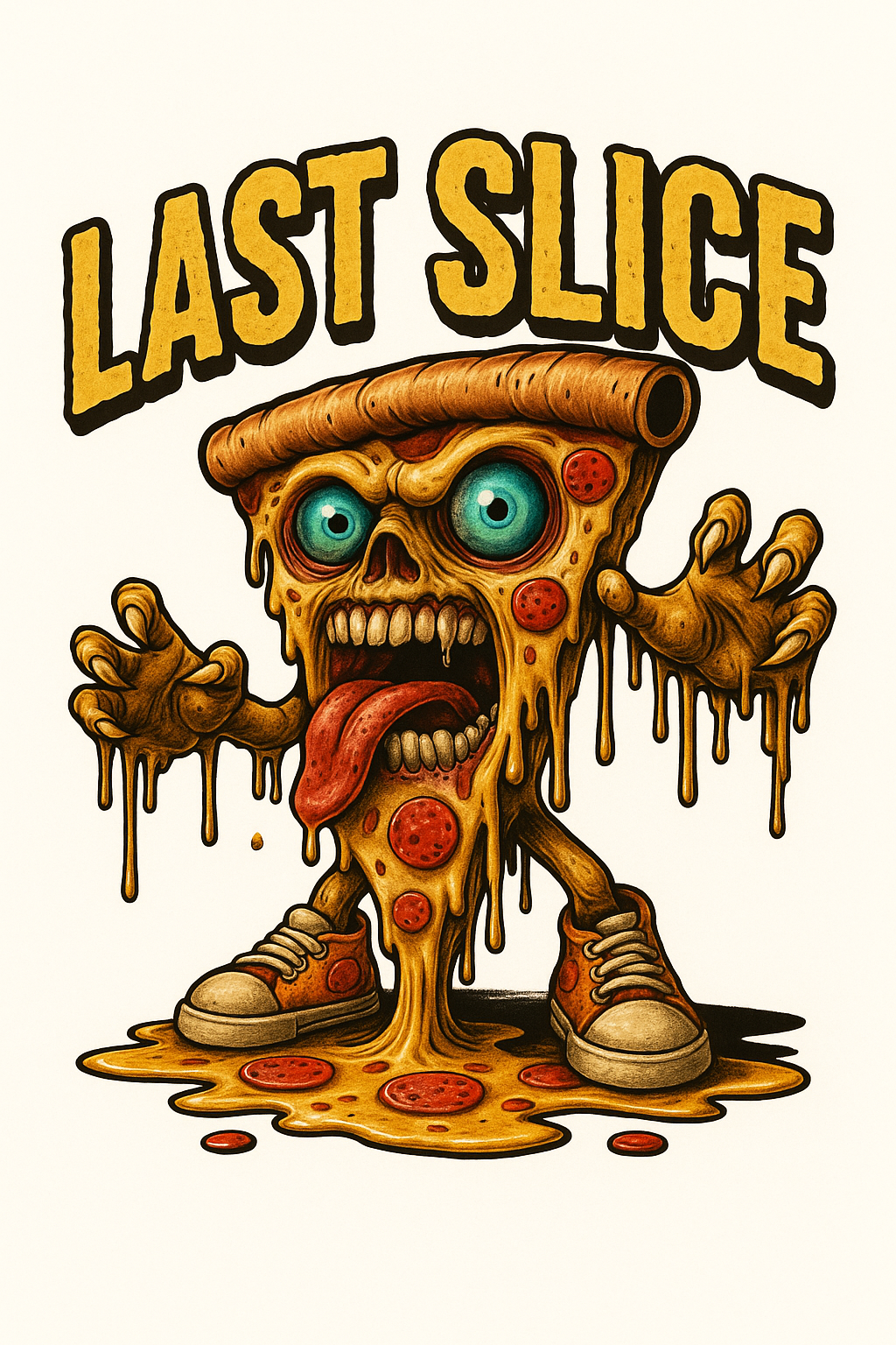 Scary Last Pizza Tee