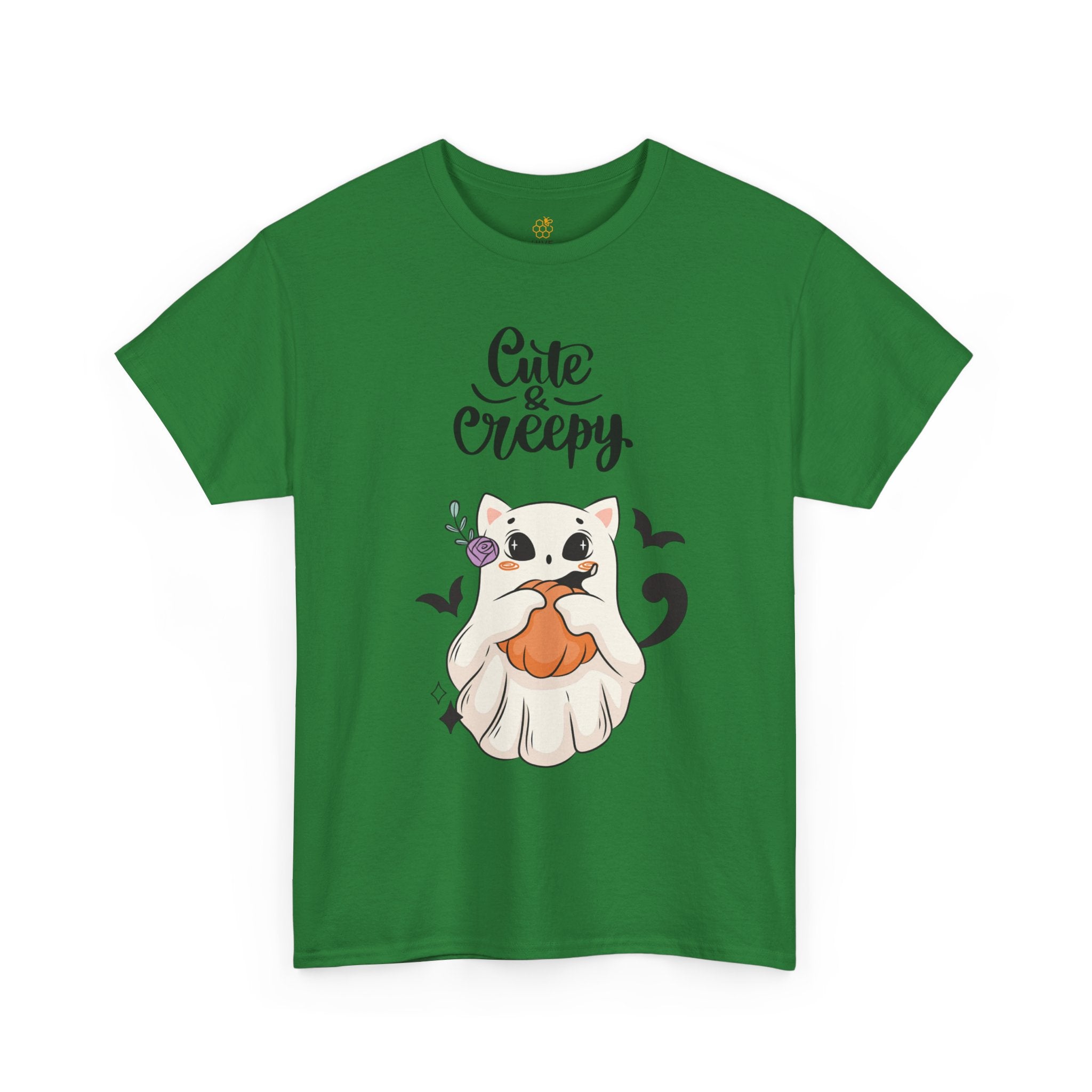 Halloween Ghost Cat cute and creepy Tee