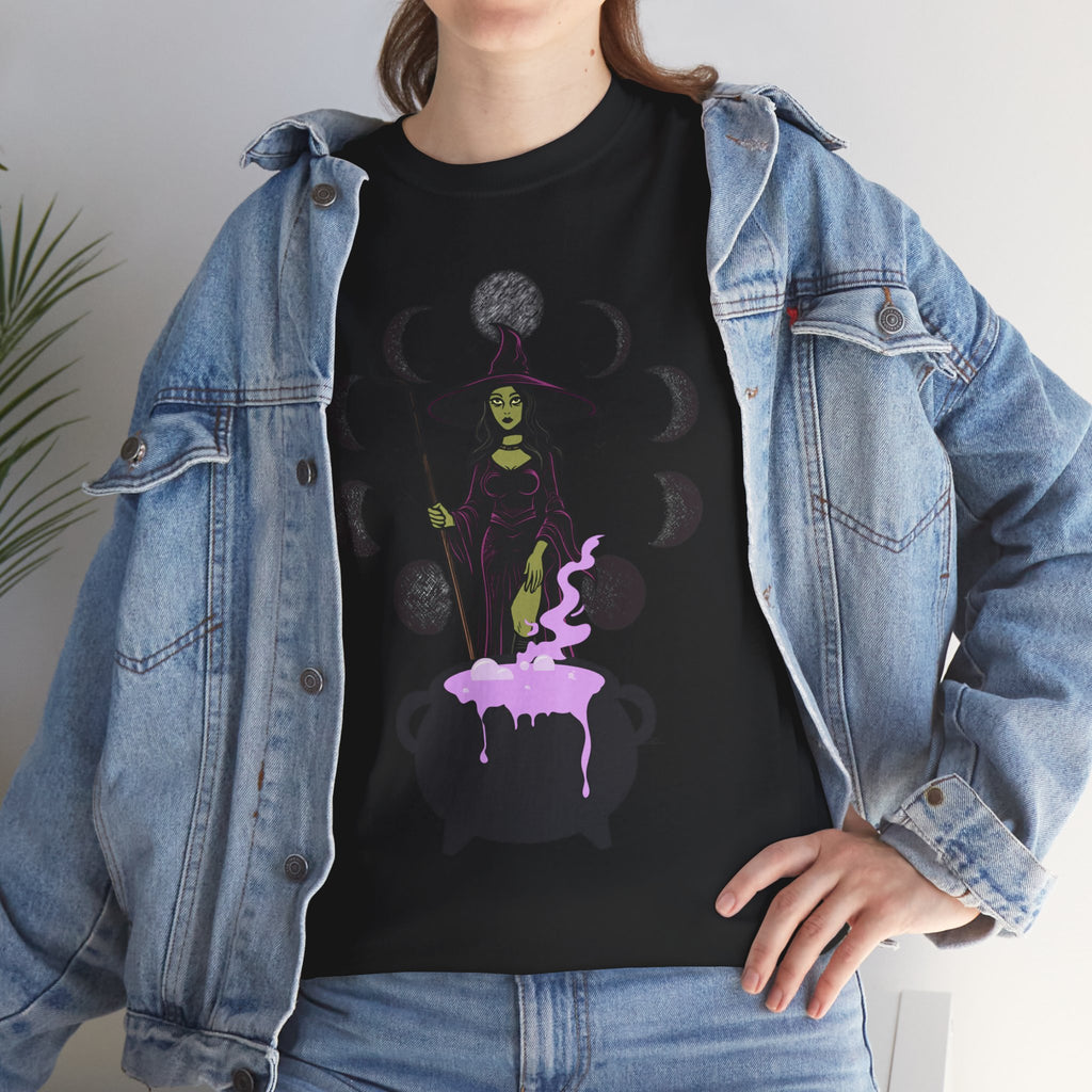 Magic Moon Phase Witch Tee.