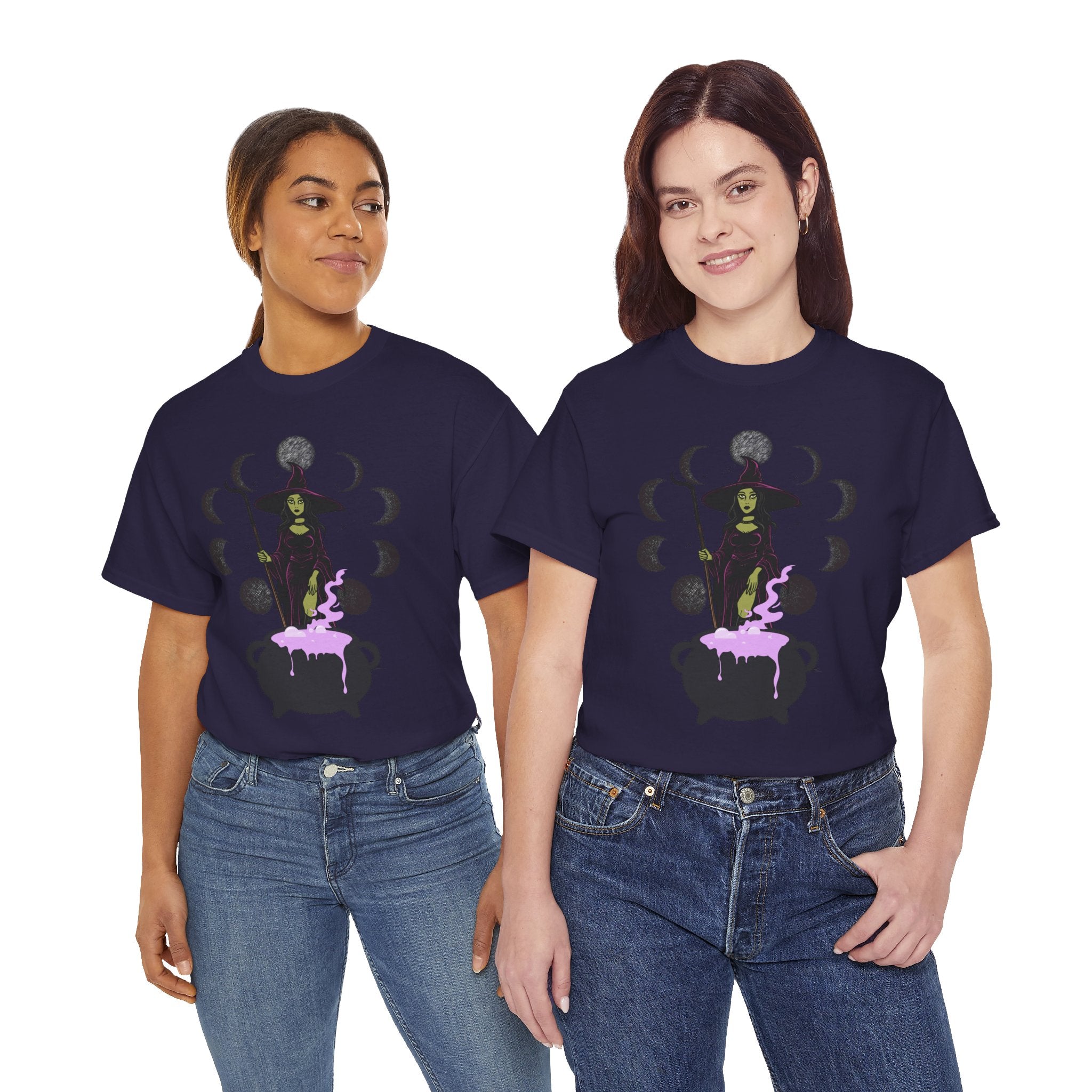 Magic Moon Phase Witch Tee.