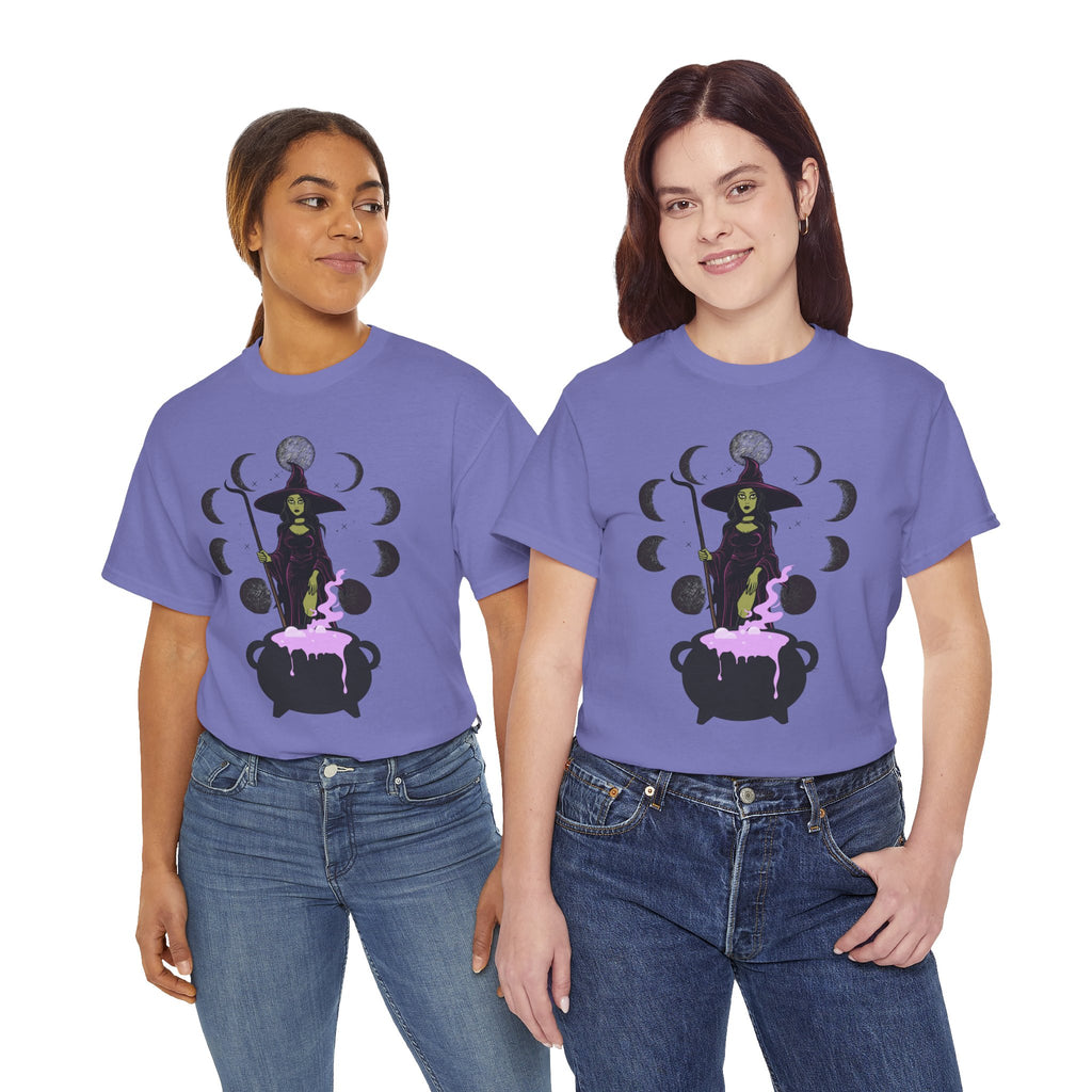 Magic Moon Phase Witch Tee.