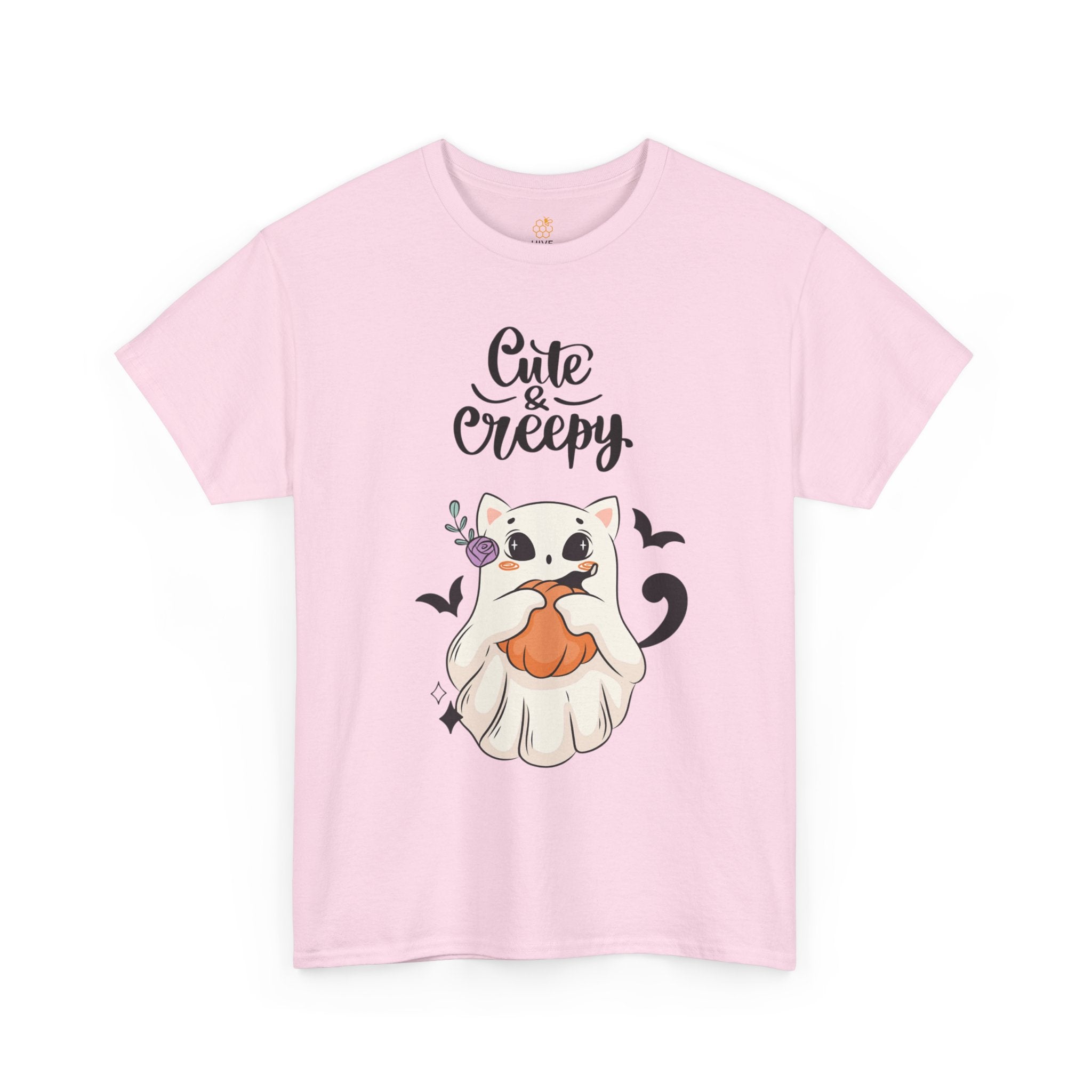 Halloween Ghost Cat cute and creepy Tee