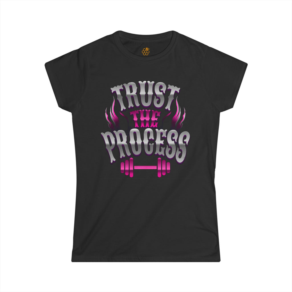 Fitness Motivation Tee for Women, Trust the Process Workout Top