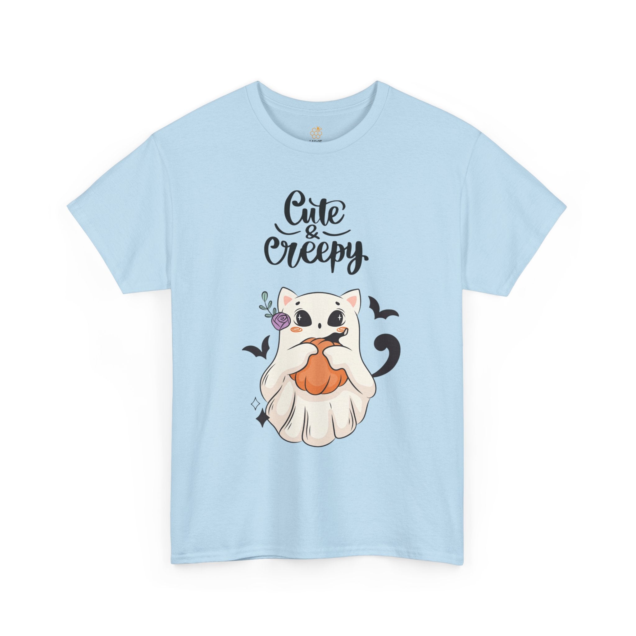 Halloween Ghost Cat cute and creepy Tee